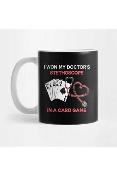 TatFast Doctor's Stethoscope - Cup, Gift, Dowry, Presentation Card Game