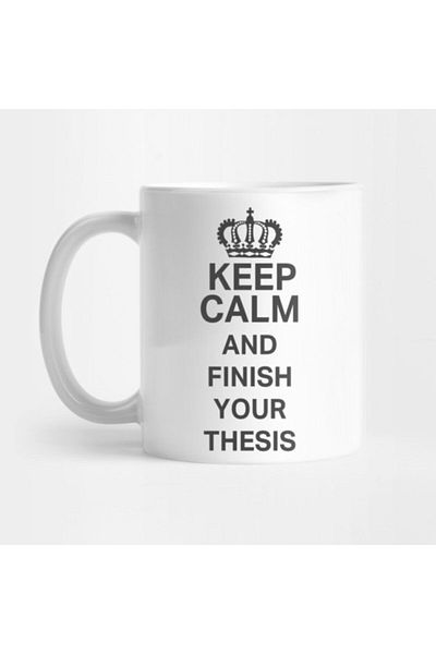 TatFast كوب منقوش من PhD Thesis Postgraduate - هدية ومهر وعرض