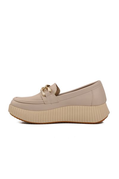 AYAKMOD 389120   Pantofi casual de damă Nude Color