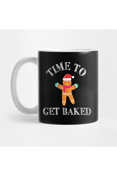 TatFast Time To Get Baked - كوب عيد الميلاد، هدية، مهر، وعرض
