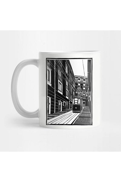 TatFast Lisbon - Ascensor Da Bica Mug, Gift, Dowry, Presentation Holder