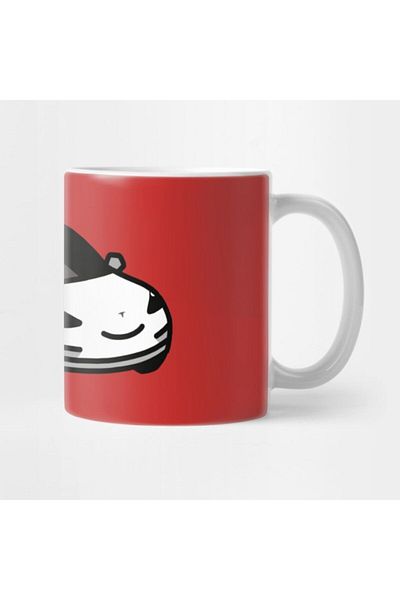 TatFast كوب تيسلا موديل 3 باللون الأبيض، هدية، مهر، حامل عرض