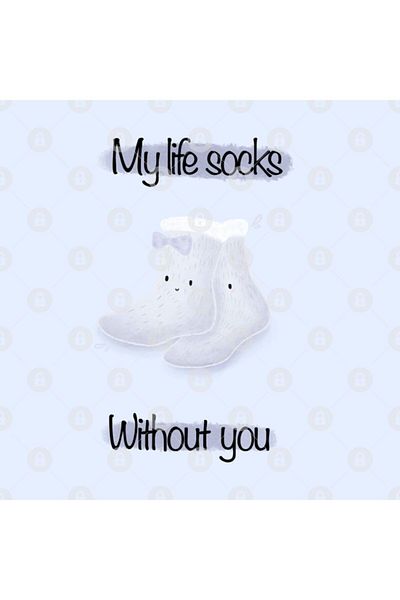 TatFast My Life Socks Without You Mug, Gift, Dowry, Presentation