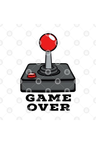 TatFast Game over Retro Joystick Mug, Gift, Dowry, Presentation Holder