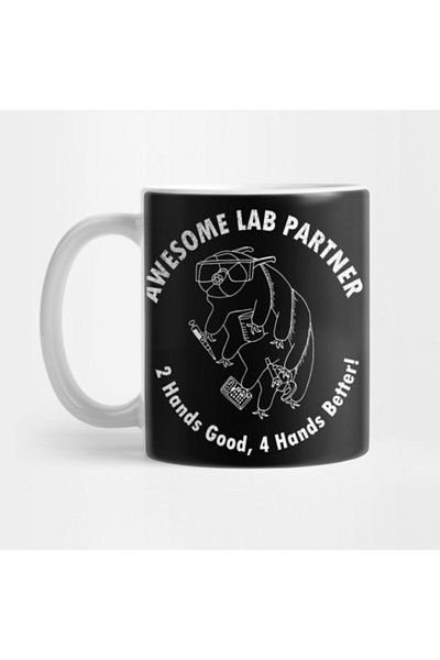 TatFast Awesome Tardigrade Lab Partner Mug, Gift, Dowry, Presentation Holder