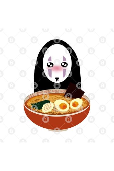 TatFast No Face - Kaonashi - Lamen Mug, Gift, Dowry, Presentation