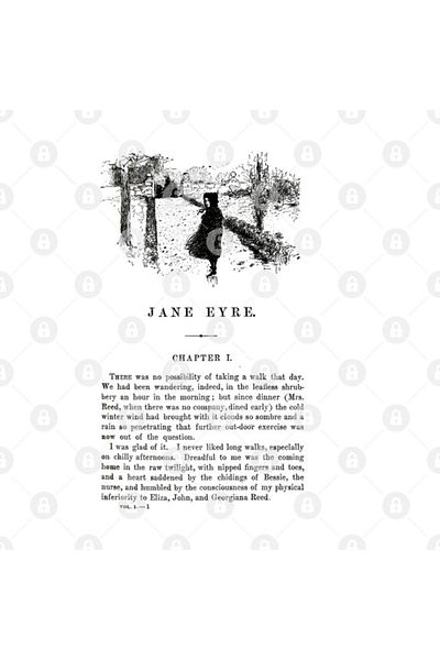TatFast Jane Eyre Charlotte Bronte First Page Mug, Gift, Dowry, Presentation