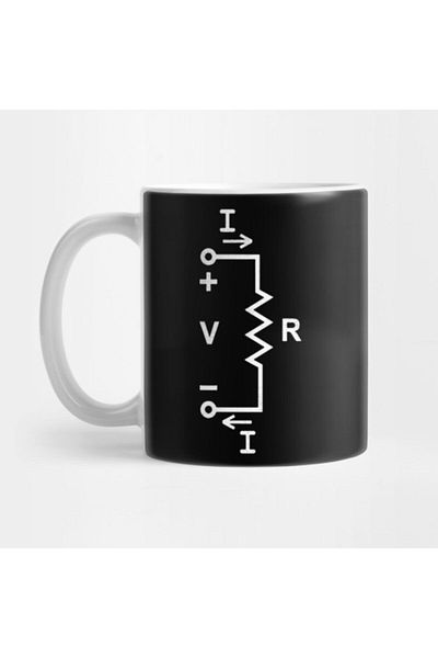 TatFast Ohms Law Diagram Electrical Engineer Physics Math Gifts Mug