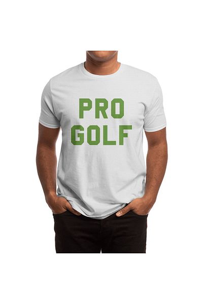 Fizello Tricou alb de golf profesional unisex