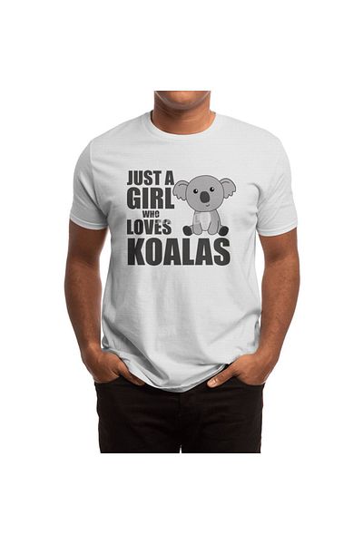 Fizello Μπλουζάκι Koala Bear για άνδρες και γυναίκες - Unisex Λευκό T-shirt