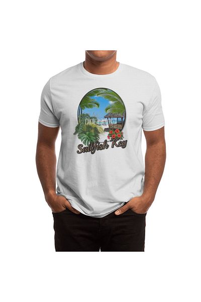 Fizello Tricou alb unisex Sailfish Key Beach Vacation