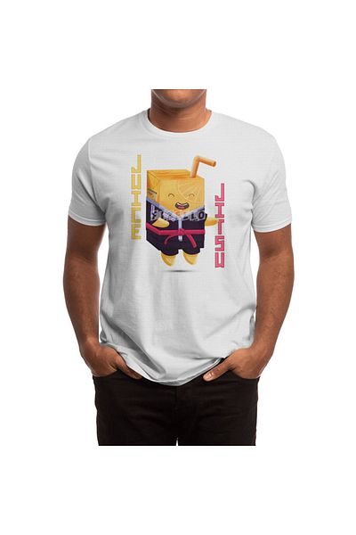Fizello Jiu Jitsu Orange Juice - Tricou alb pentru bărbați și femei, unisex