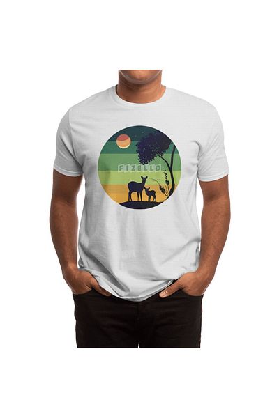Fizello Λευκό μπλουζάκι Unisex - Σπίτι, Άνδρες, Γυναίκες