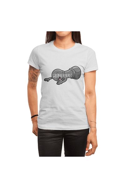 Fizello Tricou alb unisex pentru bărbați și femei - Chess Piece Pawn Horse Chess Pattern