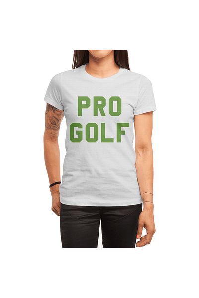 Fizello Tricou alb de golf profesional unisex