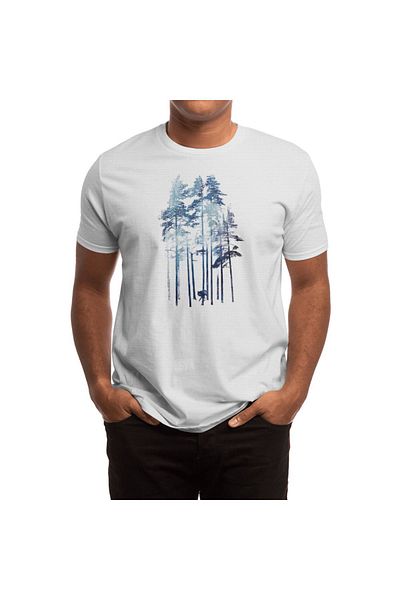 Fizello Λευκό μπλουζάκι Winter Wolf Unisex