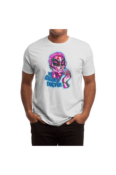 Fizello Λευκό μπλουζάκι Unisex Summer Neon με λογότυπο Doc