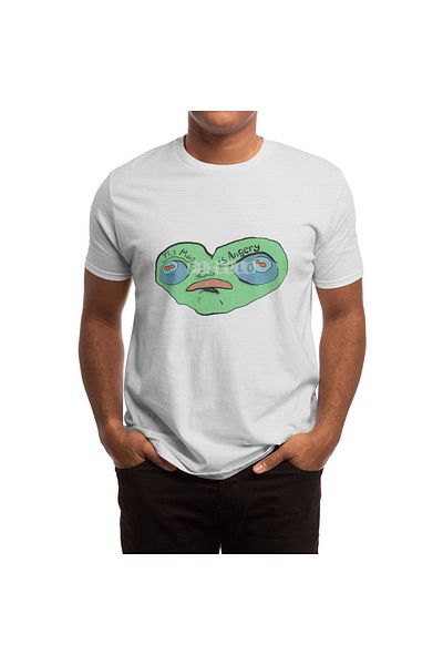 Fizello Λευκό μπλουζάκι Unisex Angeryman