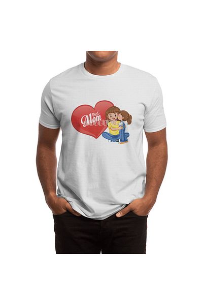 Fizello Tricou pentru bărbați și femei - Cadou alb unisex de Ziua Mamei