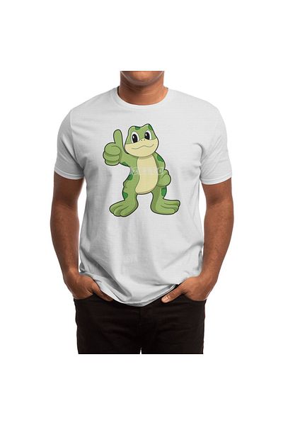 Fizello Tricou alb pentru bărbați și femei - Frog With Approve