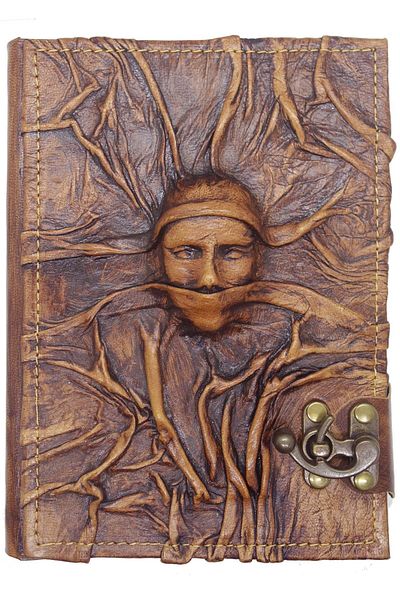 Notopelle Caiet din piele 3D Silent Scream