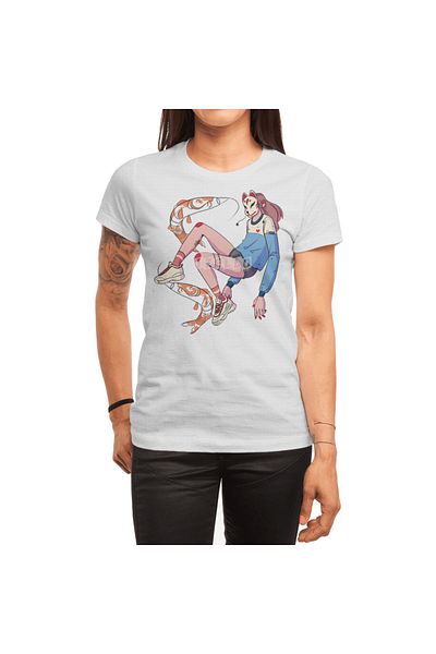 Fizello Unisex Λευκό T-Shirt Koi Fish - Ανδρικά και Γυναικεία