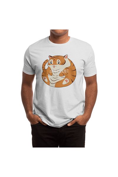 Fizello Tricou pentru bărbați și femei - Tricou alb unisex Baby Tiger Funny