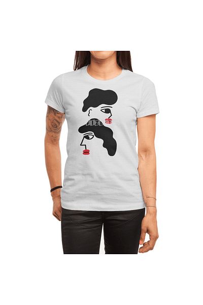 Fizello Ανδρικό και γυναικείο λευκό μπλουζάκι Unisex