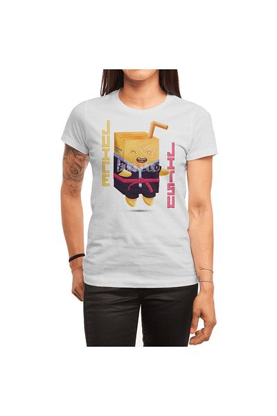 Fizello Jiu Jitsu Orange Juice - Tricou alb pentru bărbați și femei, unisex