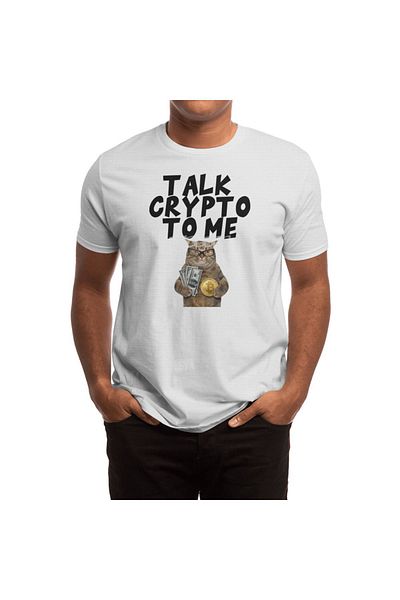 Fizello Talk Crypto To Me - Unisex Λευκό T-Shirt