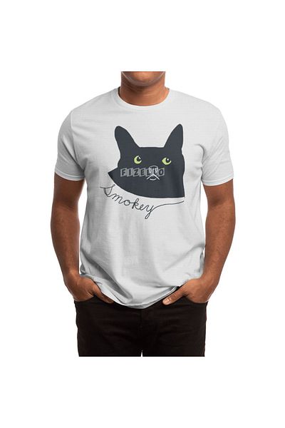 Fizello Ανδρικό και γυναικείο μπλουζάκι Unisex White Smokey
