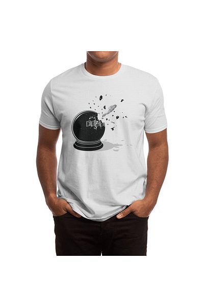 Fizello Λευκό μπλουζάκι Unisex Beyond The Globe