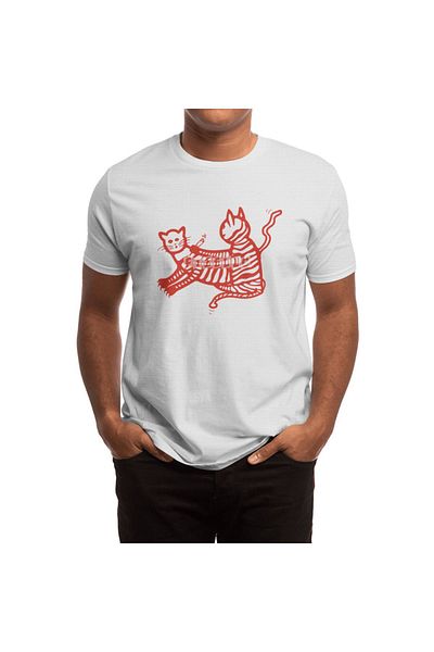 Fizello Tricou alb unisex The Ink Couple