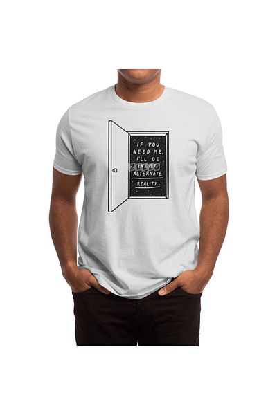 Fizello Ανδρικό και γυναικείο Unisex Λευκό T-Shirt - Μπλουζάκι εναλλακτικής πραγματικότητας