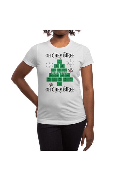 Fizello Chemistry Ugy Christmas Sweater - Men's and Women's Unisex White T-Shirt