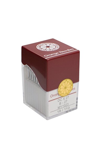 Bayar Kumaş Sanayi Overlok Makine Iğnesi Orange Dcx27 Overlok Makine Iğnesi 18 Numara