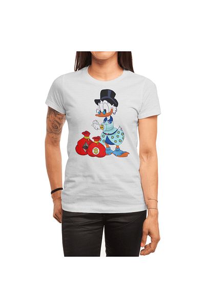 Fizello Bitcoin Și? ?? ?s Bags Owner - Tricou alb unisex, Design Business Duck