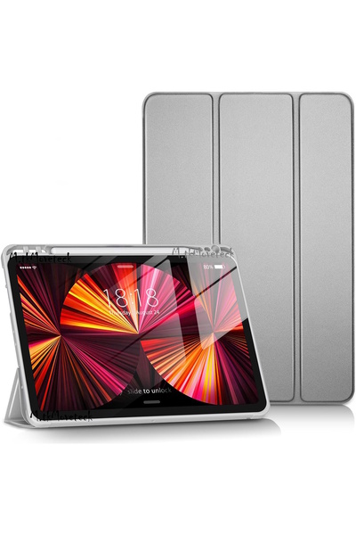 m.tk moveteck İpad Pro 11inç M4 2024 Uyumlu Kılıf Akıllı Smart Uyku Modlu Pen...