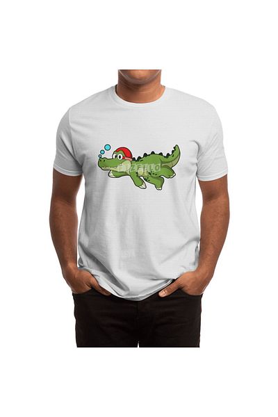 Fizello My Dinosaur Breath Space - Ανδρικό και γυναικείο λευκό μπλουζάκι Unisex