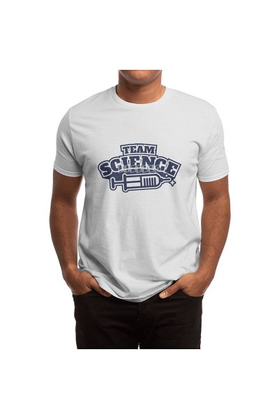 Fizello 49 Team Science Vaccine - Ανδρικό και γυναικείο λευκό μπλουζάκι Unisex