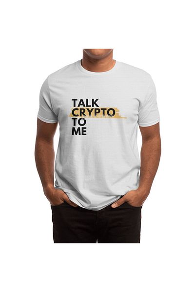 Fizello Talk Crypto To Me - Unisex Λευκό T-Shirt
