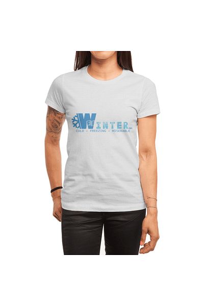 Fizello Iarna Inc. Tricou alb unisex