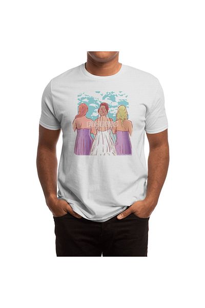 Fizello Λευκό μπλουζάκι Unisex Bride and Bridesmaids Bride and Bridesmaids
