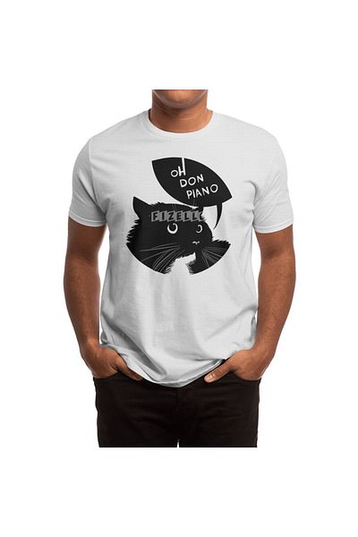 Fizello Tricou alb unisex Don Piano