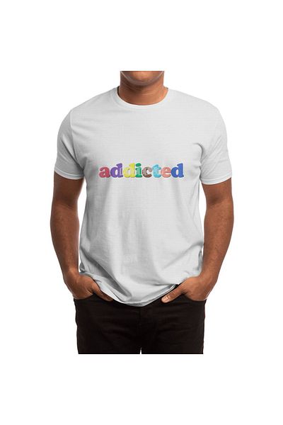 Fizello Λευκό μπλουζάκι Unisex Addicted