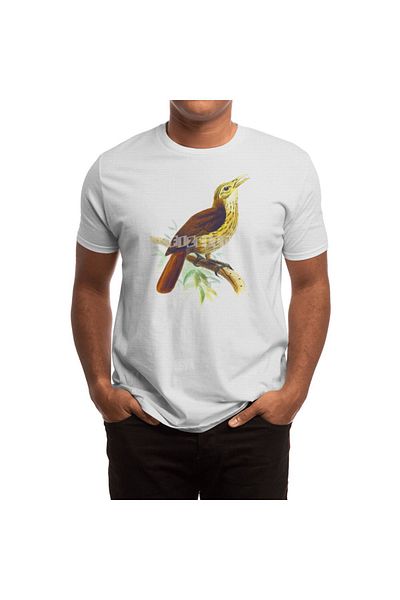 Fizello Tricou alb unisex pentru bărbați și femei - Cute Birds # 4