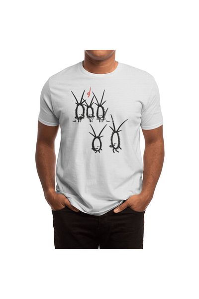 Fizello Tricou alb unisex cu model Capoeira