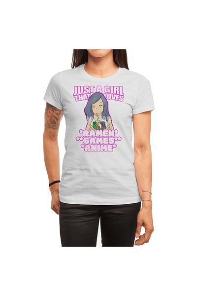 Fizello Tricou pentru bărbați și femei care se îndrăgostesc de jocuri Ramen și anime - Tricou alb unisex