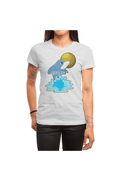 Fizello Tricou Soft Dolphin - Înot cu Moon Design