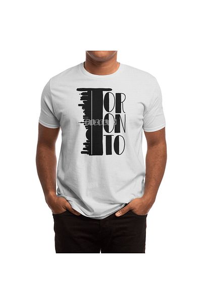 Fizello Tricou alb unisex Citytoronto